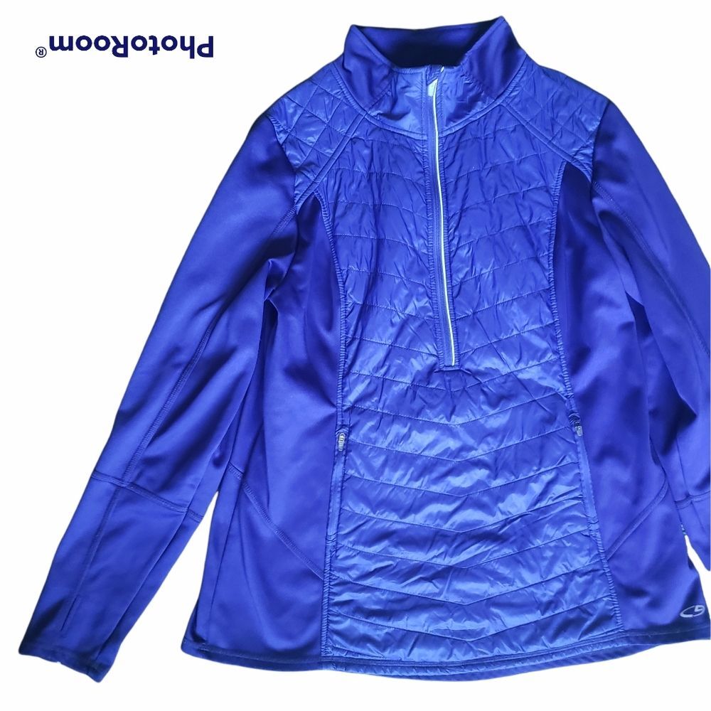 Champion Duo Dry PURPLE PullOver Jacket - 1/2 Zip - XL